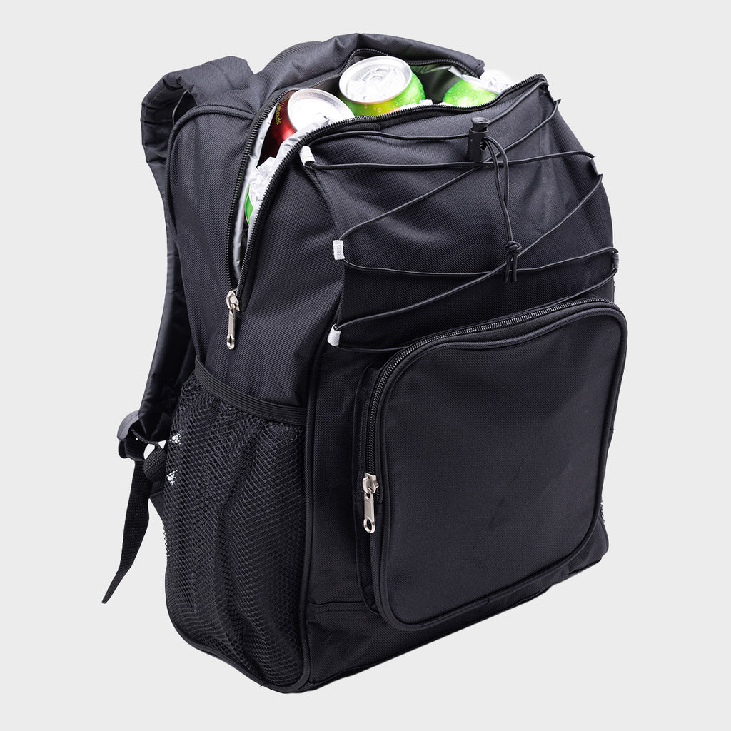 20 Can Backpack Cooler - Black