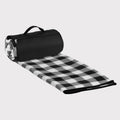 Stadium Blanket - Black & White Checker