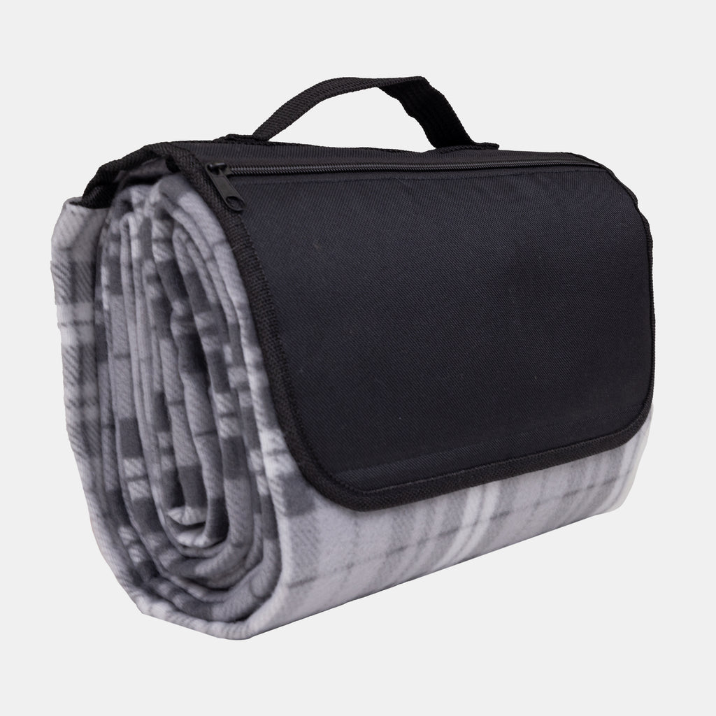 Stadium Blanket - Gray Plaid