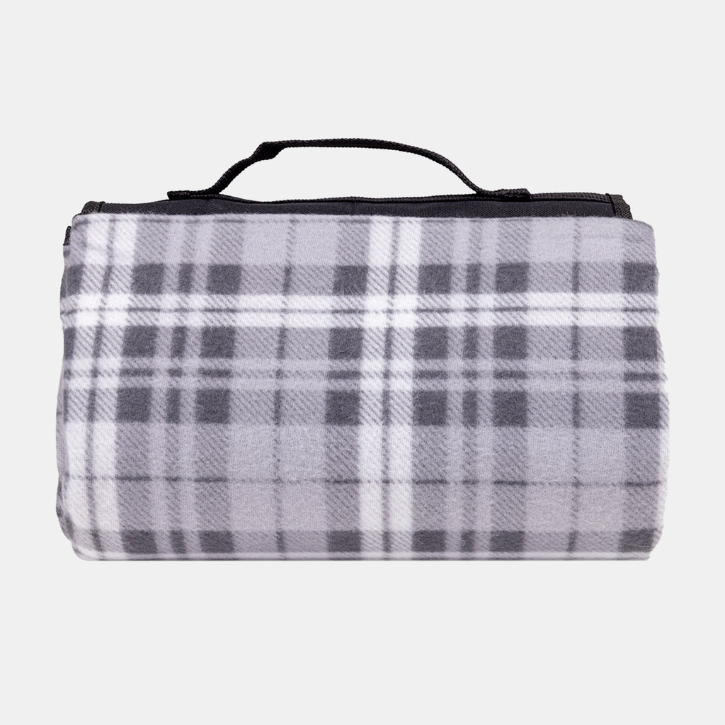 Stadium Blanket - Gray Plaid