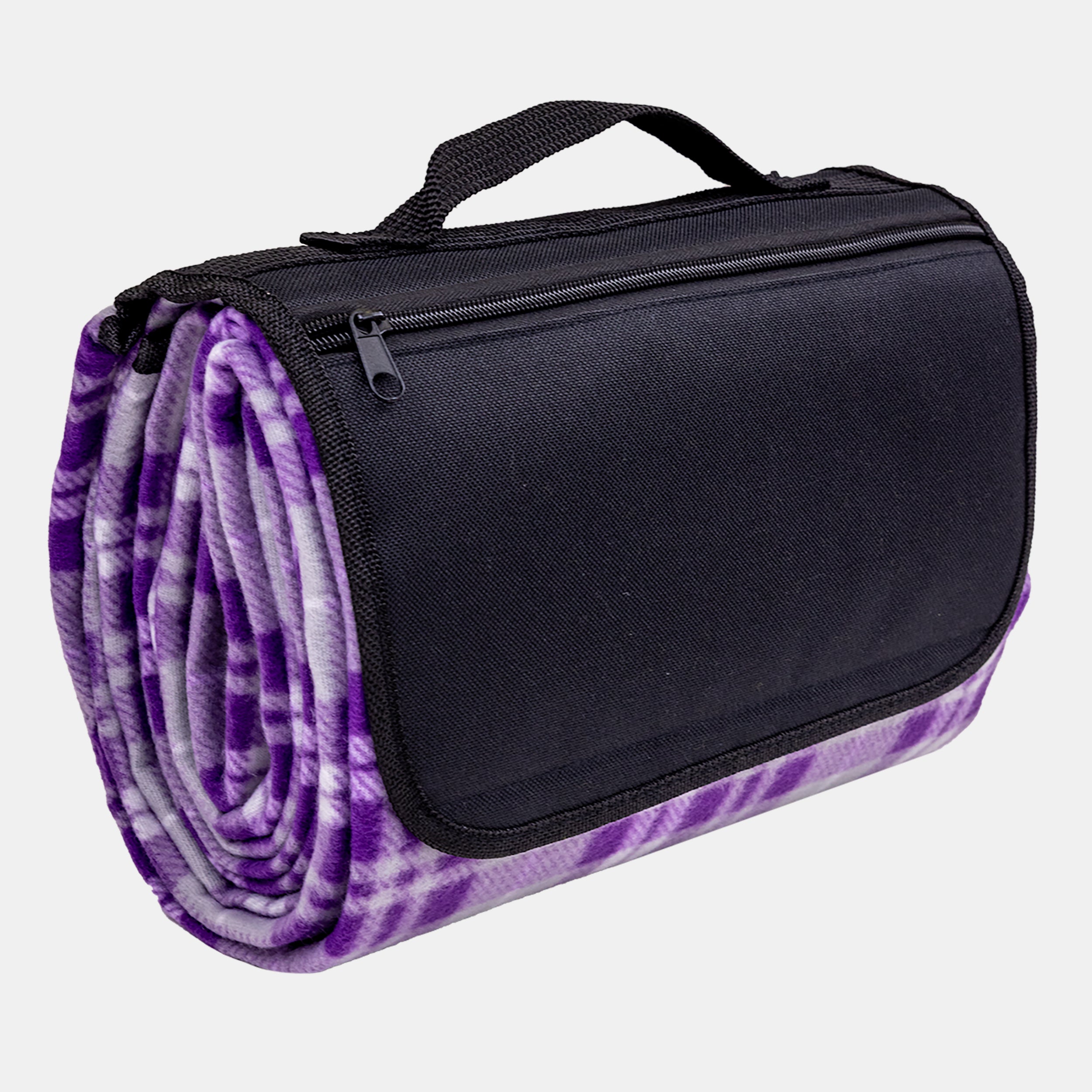 Stadium Blanket - Purple Plaid