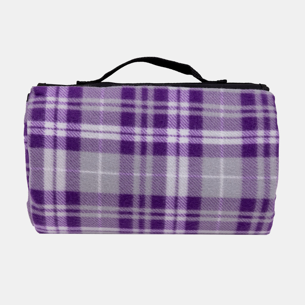 Stadium Blanket - Purple Plaid