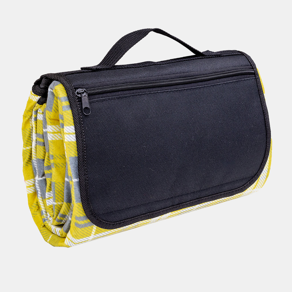 Stadium Blanket - Yellow Plaid